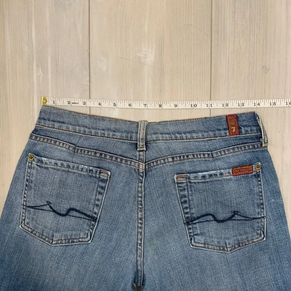 7 For All Mankind Women's Bootcut Flare Denim Size 30 - Picture 4 of 4